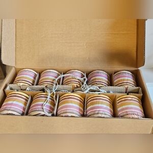 Pottery Barn Kids Pink and Gold Party Lights